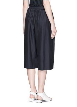 背面 - 点击放大 - 3.1 PHILLIP LIM - 单色棉混丝七分裤