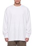 SKIMS HEAVYWEIGHT COTTON 圆领长袖 T 恤
