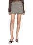 首图 - 点击放大 - THE LAURENT - Beverly Fringe Trim Tweed Mini Skirt