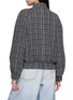 背面 - 点击放大 - THE LAURENT - Pearl Stand Collar Tweed Bomber Jacket