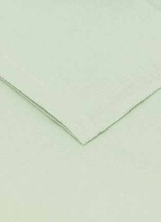 细节 –点击放大 - LAMEIRINHO - X Lane Crawford Super King Size Bottom Flat Sheet — Spearmint