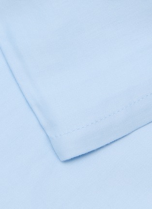 细节 –点击放大 - LAMEIRINHO - Super King Size Bottom Flat Sheet — Blue