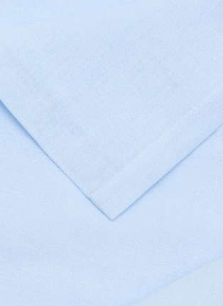 细节 –点击放大 - LAMEIRINHO - Super King Size Bottom Flat Sheet — Blue