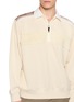  - TOGA VIRILIS - Contrast Panel Half Zip Jersey Sweatshirt