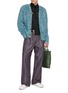 模特儿示范图 - 点击放大 - TOGA VIRILIS - Shaggy Knit Cardigan