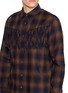  - TOGA VIRILIS - Fringed Ombre Chequered Cotton Shirt