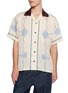 首图 - 点击放大 - TOGA VIRILIS - Short Sleeve Inner Print Open Collar Shirt
