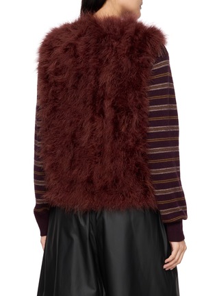 背面 - 点击放大 - YVES SALOMON - Feather Silk Lined Vest