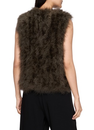 背面 - 点击放大 - YVES SALOMON - Feather Silk Lined Vest