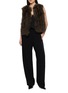 模特儿示范图 - 点击放大 - YVES SALOMON - Feather Silk Lined Vest