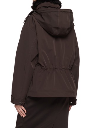 背面 - 点击放大 - YVES SALOMON - High Neck Parka Jacket