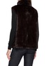 背面 - 点击放大 - YVES SALOMON - Reversible Mink Fur Vest