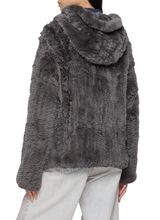 背面 - 点击放大 - YVES SALOMON - Rex Fur Hood Jacket