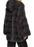 背面 - 点击放大 - YVES SALOMON - Hooded Tie Front Fur Jacket