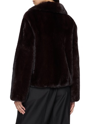 背面 - 点击放大 - YVES SALOMON - Notch Lapel Mink Jacket