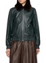首图 - 点击放大 - YVES SALOMON - Fur Collar Leather Jacket