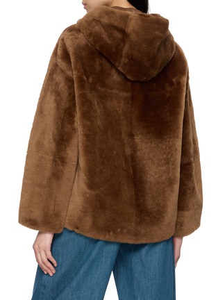背面 - 点击放大 - YVES SALOMON - Hooded Fur Jacket