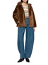 模特儿示范图 - 点击放大 - YVES SALOMON - Hooded Fur Jacket