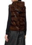 背面 - 点击放大 - YVES SALOMON - Reversible Fox Fur Puffer Vest