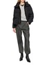 模特儿示范图 - 点击放大 - YVES SALOMON - Fur-Lined Hooded Down Jacket