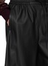  - YVES SALOMON - Cropped Wide Leg Leather Pants