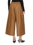 背面 - 点击放大 - YVES SALOMON - Cropped Wide Leg Leather Pants