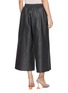 背面 - 点击放大 - YVES SALOMON - Cropped Wide Leg Leather Pants