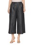 首图 - 点击放大 - YVES SALOMON - Cropped Wide Leg Leather Pants