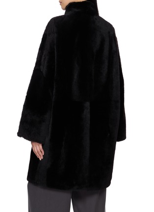 背面 - 点击放大 - YVES SALOMON - Long-Sleeve Shearling Coat