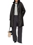 模特儿示范图 - 点击放大 - YVES SALOMON - Long-Sleeve Shearling Coat
