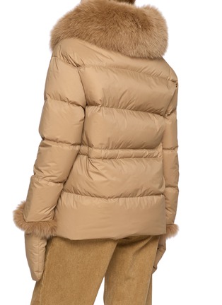 背面 - 点击放大 - YVES SALOMON - Detachable Fur Trims Technical Down Jacket