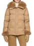 首图 - 点击放大 - YVES SALOMON - Detachable Fur Trims Technical Down Jacket