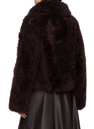 背面 - 点击放大 - YVES SALOMON - Cropped Curly Shearling Jacket