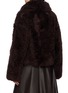 背面 - 点击放大 - YVES SALOMON - Cropped Curly Shearling Jacket