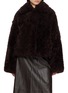 首图 - 点击放大 - YVES SALOMON - Cropped Curly Shearling Jacket