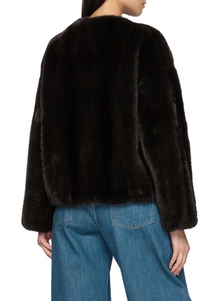 背面 - 点击放大 - YVES SALOMON - Collarless Mink Jacket