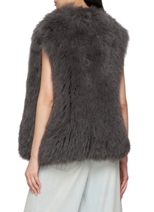 背面 - 点击放大 - YVES SALOMON - Fox Fur Vest