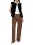模特儿示范图 - 点击放大 - YVES SALOMON - Rex Rabbit Fur Vest
