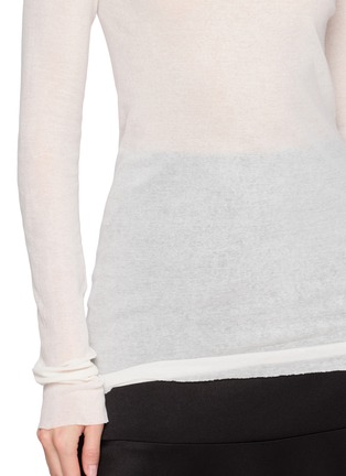  - RICK OWENS - Long Sleeve Rib Top