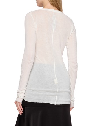 背面 - 点击放大 - RICK OWENS - Long Sleeve Rib Top