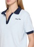  - SPORTY & RICH - 撞色边毛巾棉 POLO 衫