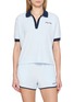 SPORTY & RICH 撞色边毛巾棉 POLO 衫