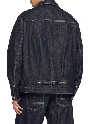 背面 - 点击放大 - COMME DES GARÇONS HOMME - Cotton Reactive Denim Jacket