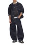 模特儿示范图 - 点击放大 - COMME DES GARÇONS HOMME - Cotton Reactive Denim Jacket