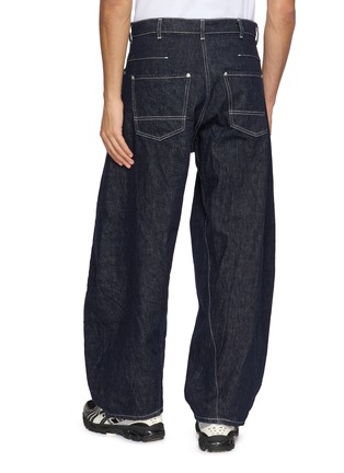 背面 - 点击放大 - COMME DES GARÇONS HOMME - Cotton Reactive Denim Barrel Leg Jeans