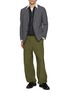 模特儿示范图 - 点击放大 - COMME DES GARÇONS HOMME - Panelled Straight Leg Pants
