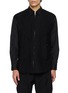 首图 - 点击放大 - COMME DES GARÇONS HOMME - Serge Panel Zip Up Cotton Broadcloth Shirt