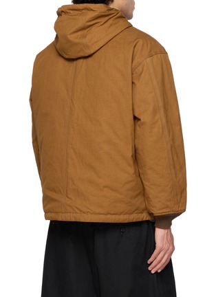 背面 - 点击放大 - COMME DES GARÇONS HOMME - Reversible Hooded Quilted Cotton Oxford Jacket