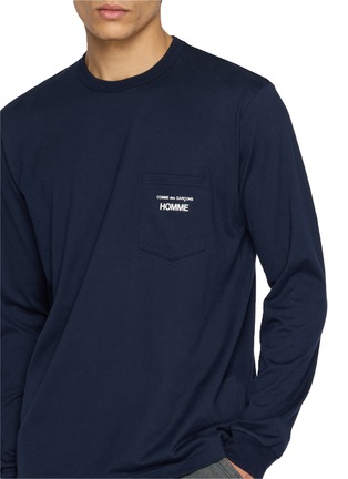  - COMME DES GARÇONS HOMME - Logo Print Cotton Jersey T-shirt