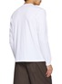 背面 - 点击放大 - COMME DES GARÇONS HOMME - Long Sleeve Logo Print Cotton Jersey T-shirt